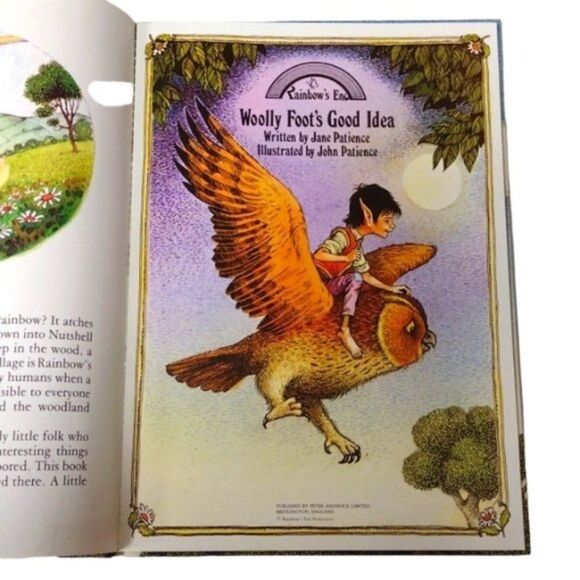 Rainbow's End Illustrated Hardcover Book Woolly Foot's Good Idea Jane Patience - Picture 4 of 6